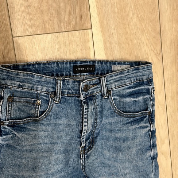 GUC Men’s Aeropostale Brand Skinny Stretch Denim Jeans Size 30 x 30 30x30 - Picture 6 of 12